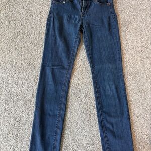 Express Skinny Mia Mid Rise Jeans - size 8 Long